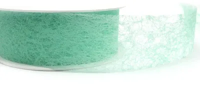 Dekovliesband Netband 50 m x 4 cm Mint für Tischdeko