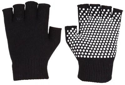 Produktbild von Multipack 3pcs Grippy G1 Yoga Handschuhe, Fingerlose Schwarz