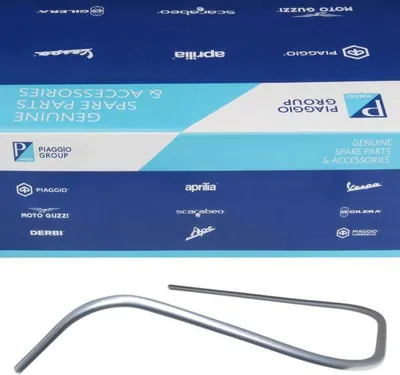 Produktbild von Beinschild Schlitzrohr Kantenschutz links silber für Vespa GT GTS GTV 125 150 300