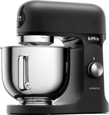 Produktbild von Kenwood kMix, Standmixer, Schwarz, Silber, Schlagen, Kneten, Whisking, 5 l, Drehregler, Metall