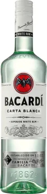 Produktbild von Bacardi Carta Blanca Rum | 37,5 % vol | 1,0 l
