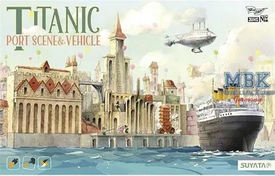 Image de SUYATA SUY-SL002 Titanic - Scène portuaire et véhicule