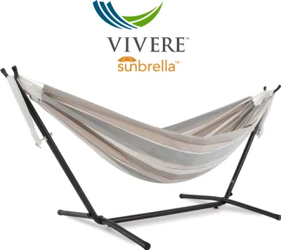 Produktbild von Vivere Combo Sunbrella Hängematte mit Ständer (280 cm)