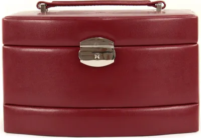 Produktbild von WINDROSE Schmuckschatulle Merino Moda Jewelry Box Red weinrot