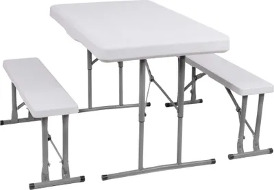 Produktbild von Springos® Bierzeltgarnitur Biergarten-Set Gartentisch 2 Bänke Klappbar