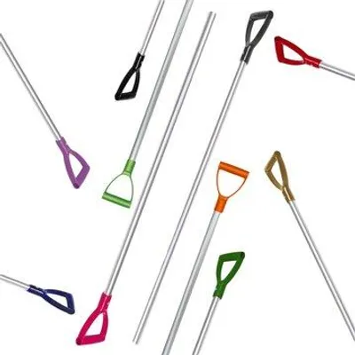 Productafbeelding van Vplast Lichtgewicht aluminium mestvork steel 115 cm | Ø 25 mm | 10 kleuren Zwart