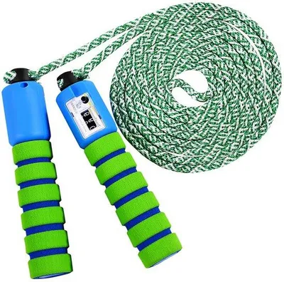 Produktbild von Famanu Springseil für Kinder, verstellbar mit Schaumstoffgriffen - ideal für Schule und Freizeit