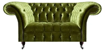 Produktbild von Wohnzimmer Moderne Design Zweisitzer Sofa Couch Grün Luxus Möbel