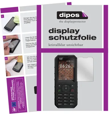 Produktbild von 2x Schutzfolie für Caterpillar CAT B35 klar Displayschutzfolie Display Schutz