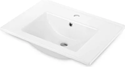 Produktbild von Design Phlox-Waschtisch Weiss In Die Arbeitsplatte Eingelassen, 60 Cm