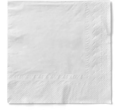 Produktbild von Sovie HOME Serviette Weiß aus Tissue 33 x 33 cm, 3-lagig, 20 Stück