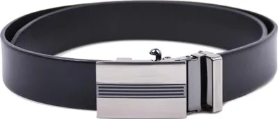 Produktbild von Handgefertigter Automatikgürtel aus feinstem Vollrindleder - Schwarz- 35mm Breite - 115cm Länge
