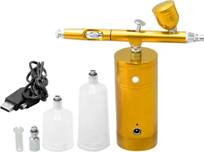 Obrázek produktu pro Dobíjecí USB Airbrush Kit Přenosný Airbrush Compressor Spray Pump Ruční Airbrush Gun pro FX Makeup Tattoo Painting Zvlhčování