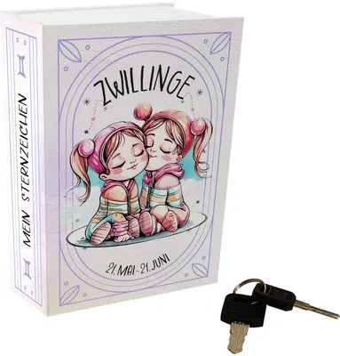 Produktbild von Mein Sternzeichen Booksafe - Zwillinge