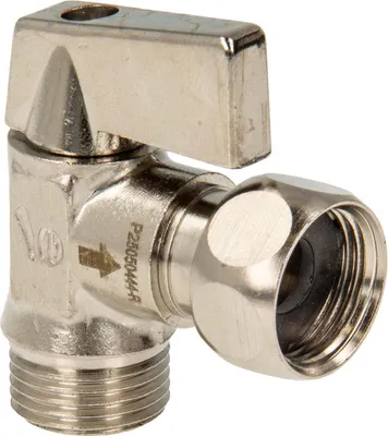 Produktbild von tecuro MINI Winkel-Kugelhahn Überwurfmutter 3/8 Zoll x Außengewinde 3/8 Zoll, DN10, Messing verchromt
