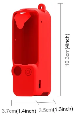 Produktbild von PULUZ PU894 Kameraschutzhülle, Silikonhülle, kratzfest, kompatibel mit DJI OSMO Pocket 3