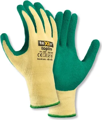 Productafbeelding van 12 paar grofgebreide handschoenen, polyester, maat 8