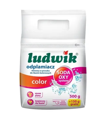 Zdjęcie produktu dla Ludwik Color Tlenowy Proszek Do Prania Tkanin Kolorowych 650 G