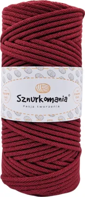 Zdjęcie produktu dla Sznurek bawełniany z rdzeniem 3 mm 100 m, przędza do makramy, sznurek do makramy, sznurek szydełkowy, sznurek do makramy, przędza naturalna, sznurek 3 mm, pleciony sznurek bawełniany