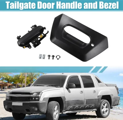 Image de 1 Ensemble Hayon Porte Poignée et Lunette pour Chevy Avalanche 2002-2006