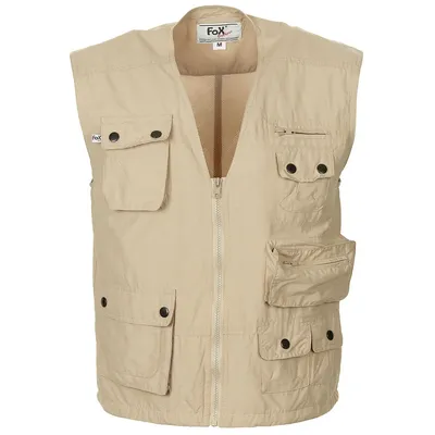 Produktbild von Outdoor Weste, khaki, Microfaser L