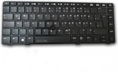 A black keyboard is shown from a top-down perspective on a white background.