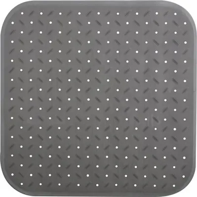 Produktbild von MSV Dusch-/Badeschutzmatte Bad - Gummi - grau - 54 x 54 cm