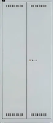 Produktbild von BISLEY Bisley Kleiderspind LIGHT 800 x 1.850 x 500 mm ( B x H x T) 2 Abteile Stahl lackiert lichtgrau