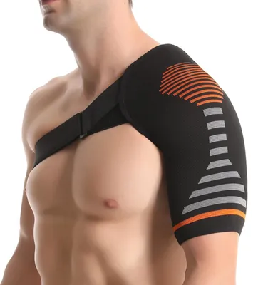 Produktbild von Schulterbrace verstellbar, Kompressionsmanschette, Größe L/XL, für Schmerz- und Verletzungsunterstützung