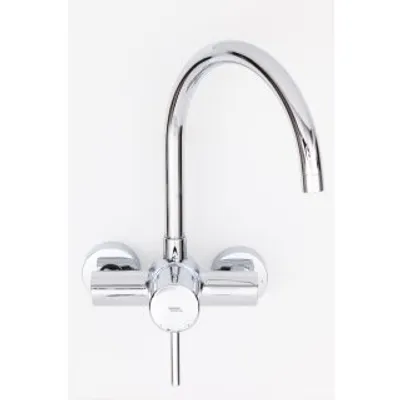 Productafbeelding van Grohe Concetto spoelbakmengkraan, wandmontage, chroom - 32667001