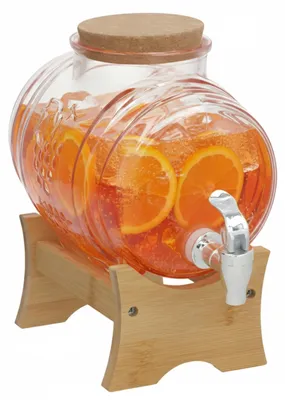 Produktbild von Gerimport Limonaden-/Saftdispenser - 2900 ml - Borosilikatglas - mit Sockel und Hahn