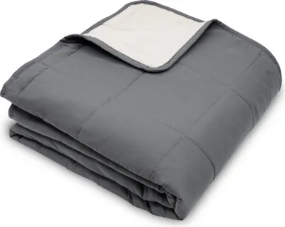 Produktbild von Tagesdecke/Bettüberwurf gesteppt 100% Polyester, Grau