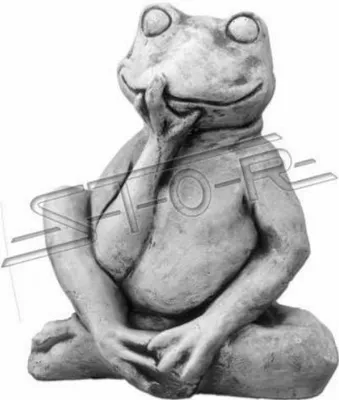 Immagine prodotto di Decorazione da giardino Rana Terrazza Figure di pietra Figura Decorazione Statua Scultura Nuovo