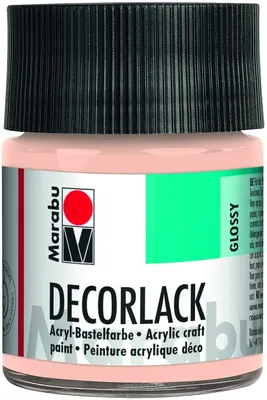 Produktbild von Marabu Acryllack "Decorlack" hautfarbe 50 ml im Glas