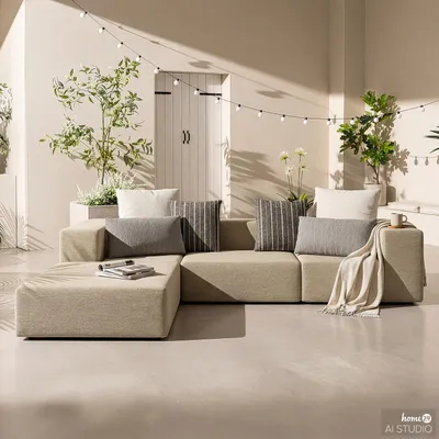 Produktbild von home24 Outdoor-Ecksofa