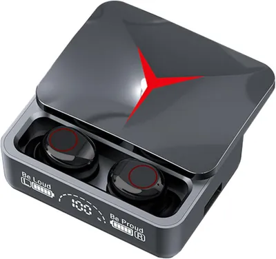 Produktbild von Kabellose Bluetooth Kopfhörer mit Ladecase & LED Display – Bluetooth 5.3 In-Ear Headset, HiFi Sound, Touch Steuerung, USB-C, lange Akkulaufzeit