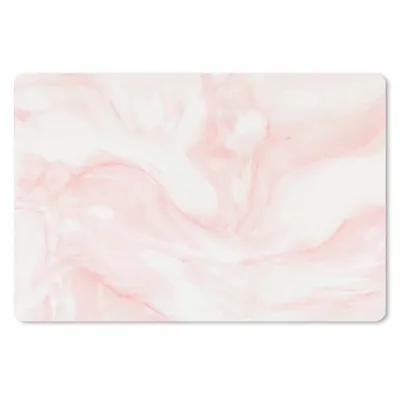 Produktbild von MuchoWow® Schreibtischunterlage Marmor - Weiß - Rosa - Pastell 60x40 cm - XXL Mauspad - Großes Mauspad