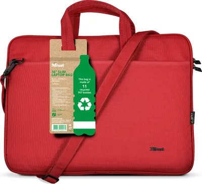 Immagine prodotto di Trust 24449 Bologna borsa per notebook 40,6 cm 16" Valigetta ventiquattrore Rosso
