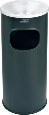 Obrázek produktu pro Hliníkový popelník na podstavci, černý, 30 litrů