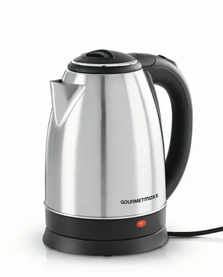 Produktbild von GOURMETMAXX Wasserkocher 1,8l 1500W Edelstahl - Edelstahl 201 sonst wir 304