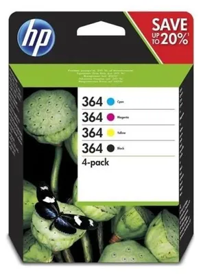 Produktbild von HP 364 Tintenpatronen, Multipack 4 Farben, Original, DeskJet 3070A, Photosmart 5525/6525