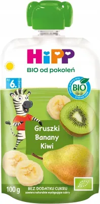 Immagine prodotto di HiPPMus dla dzieci z gruszek, bananów i kiwi 100 g