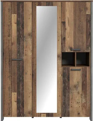 Obrázek produktu pro POSEN Šatní skříň se zrcadlem Old-Wood Vintage