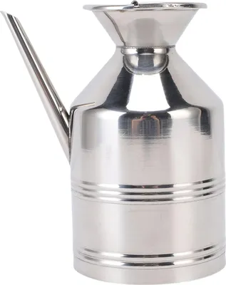 Zdjęcie produktu dla Dozownik oleju, wielofunkcyjny, stal nierdzewna 304, pojemnik na butelki, przybór kuchenny do sosu sojowego, octu z oliwek, bez uchwytu, 800 ml