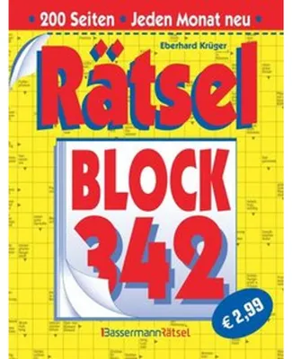 Immagine prodotto di Rätselblock 342 (5 Exemplare à 2,99 EUR)