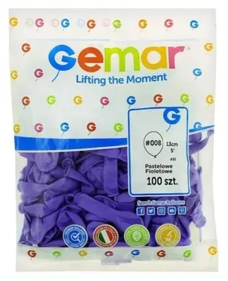 Produktbild von Pastellfarbene lila Luftballons, 100 Stück – Godan