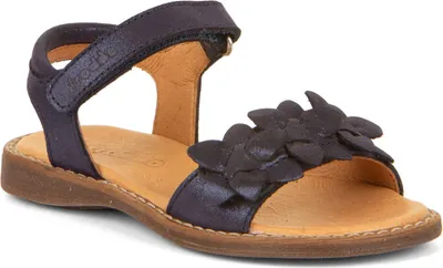 Produktbild von Froddo LORINE FLOWERS Kinder Sandalen Leder Klettverschluss Blumen (G3150251-6)