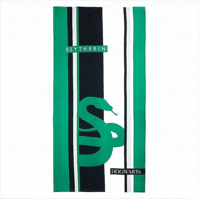 Produktbild von Harry Potter Slytherin/Hogwarts Strandtuch 90x180