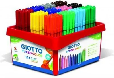 Produktbild von Giotto farbige Marker Turbo Farbe Schoolpack -144u-
