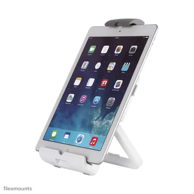 Obrázok produktu pre Neomounts TABLET-UN200WHITE, Biela, 25,4 cm (10"), 17,8 cm (7"), Plast, 0 - 120°, 1 kg